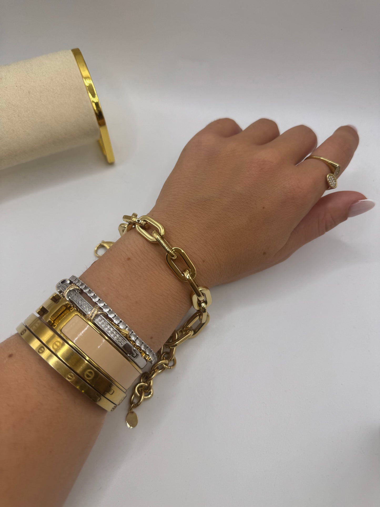 Bracciale catena rectangle