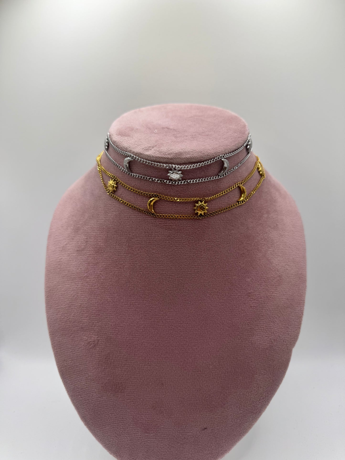 Chocker sole e luna