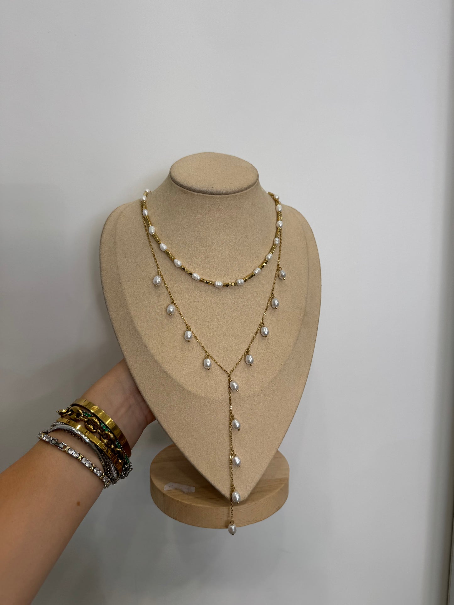 Collana perle gold
