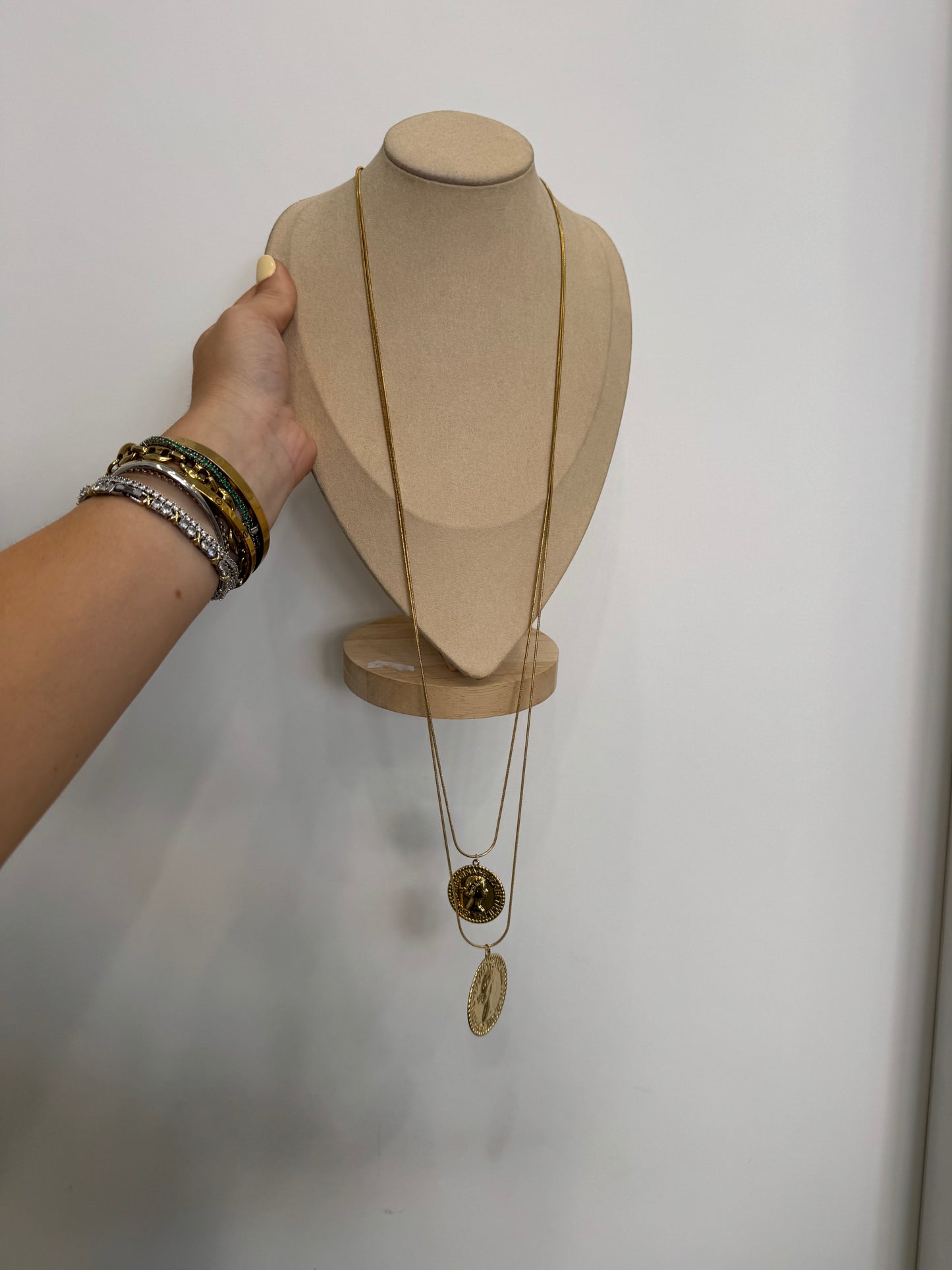 Collana Atena doppio filo