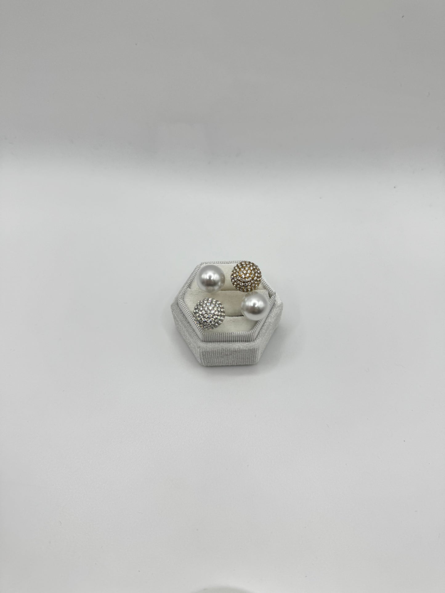 Anello big pearl and shine