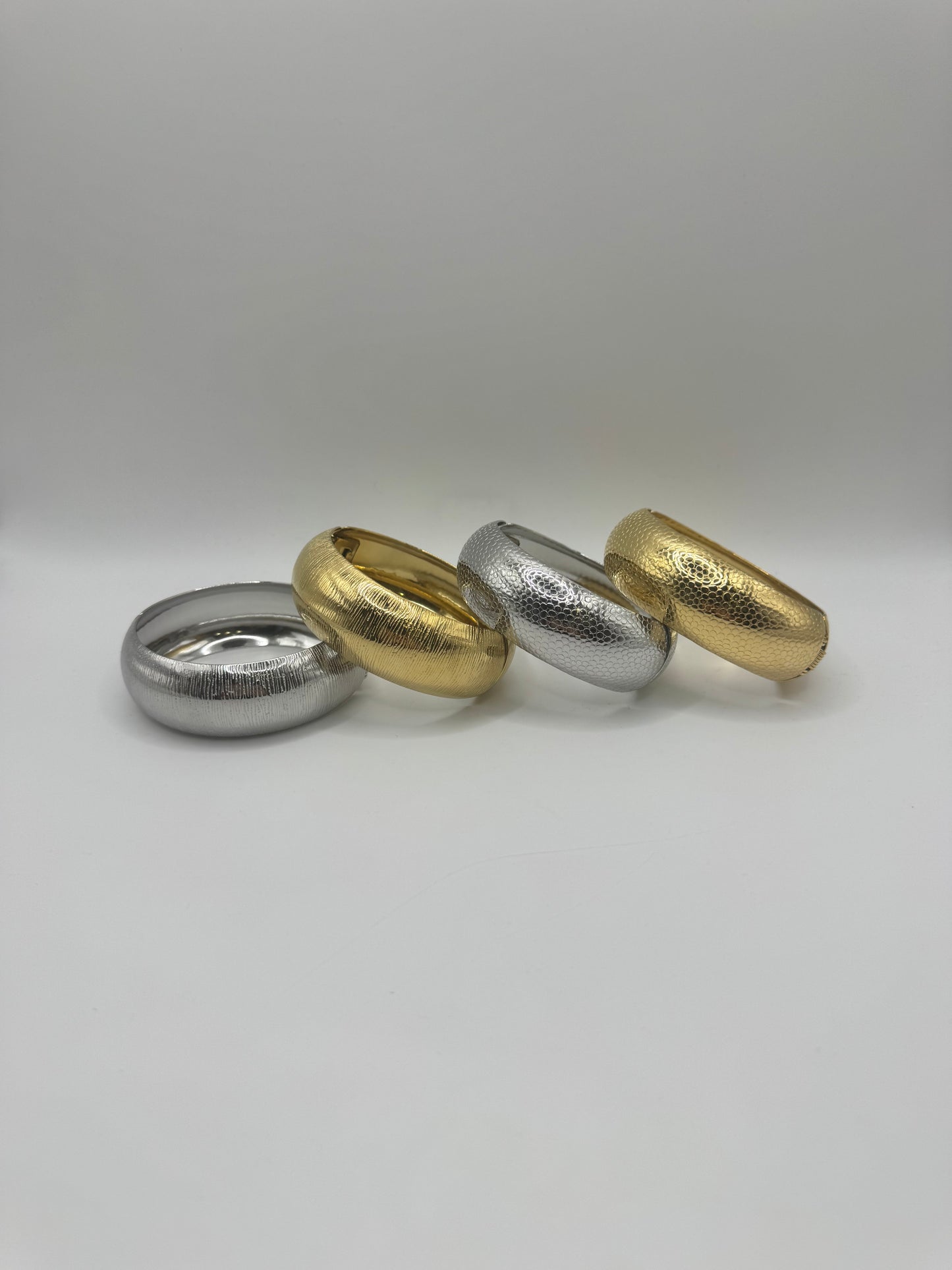 Bracciali bangle acciaio