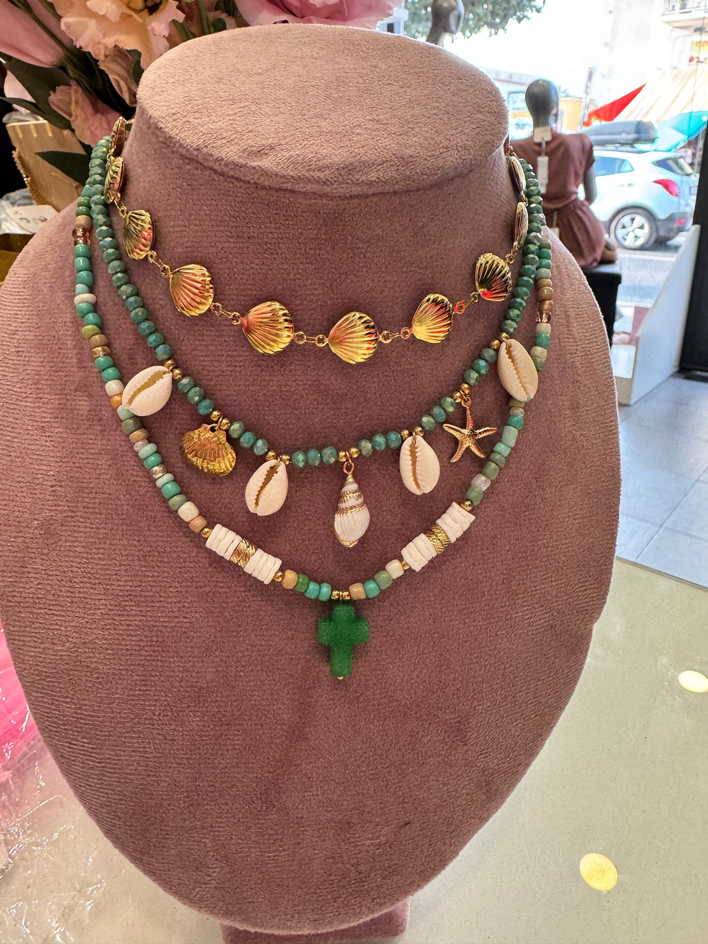 Collana color croce