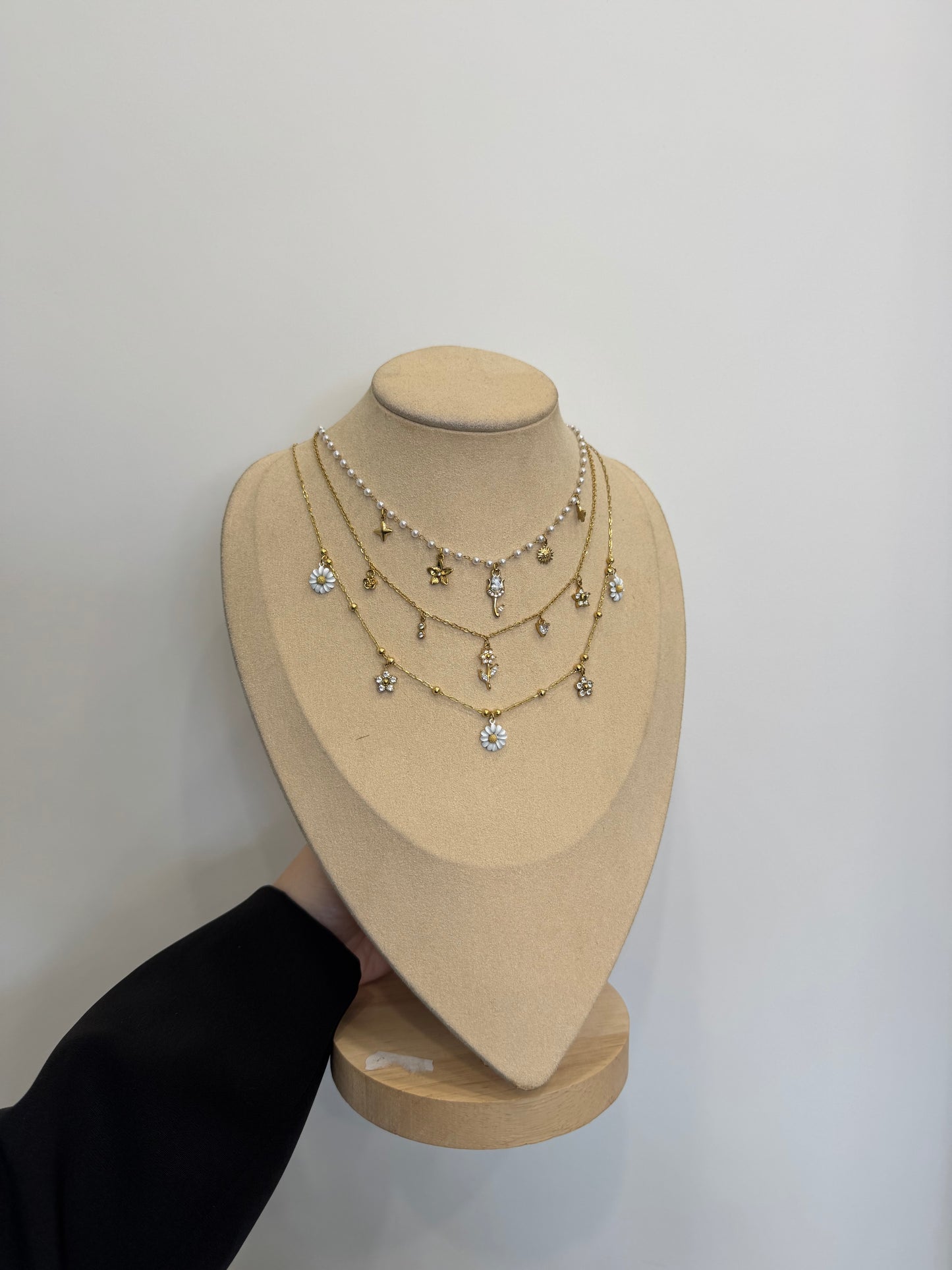 Collana perline tulipano