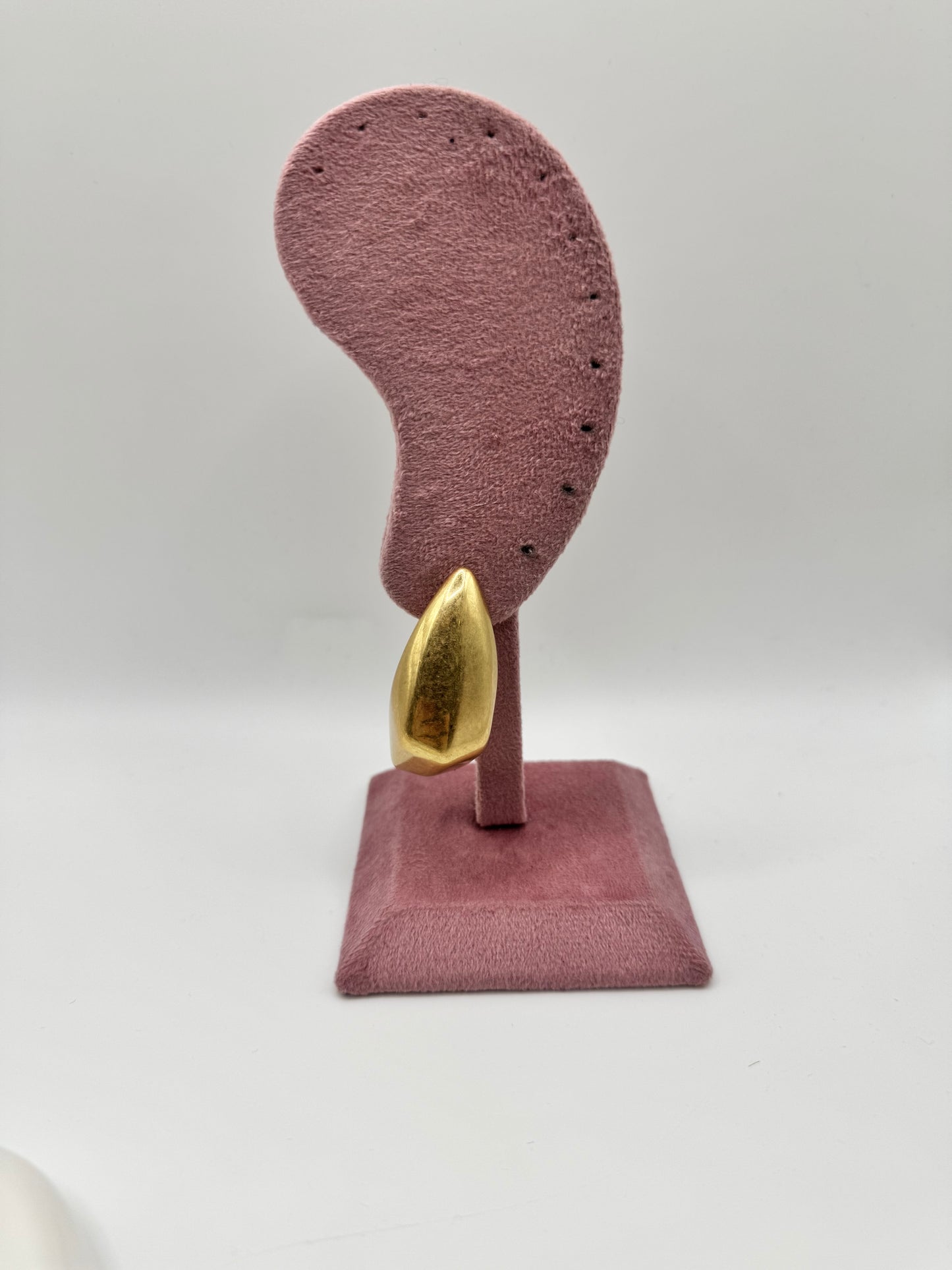 Orecchino stone satinato