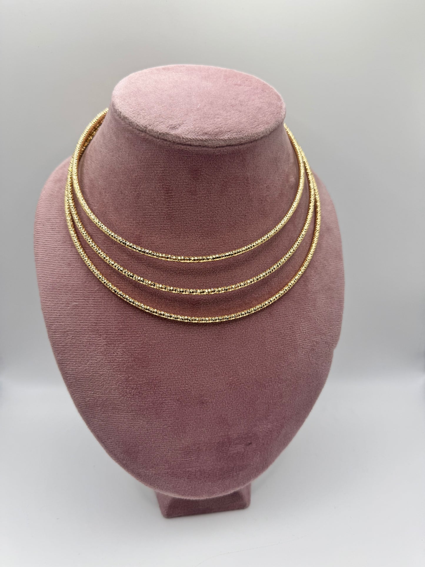 Collier 3 fili rigido