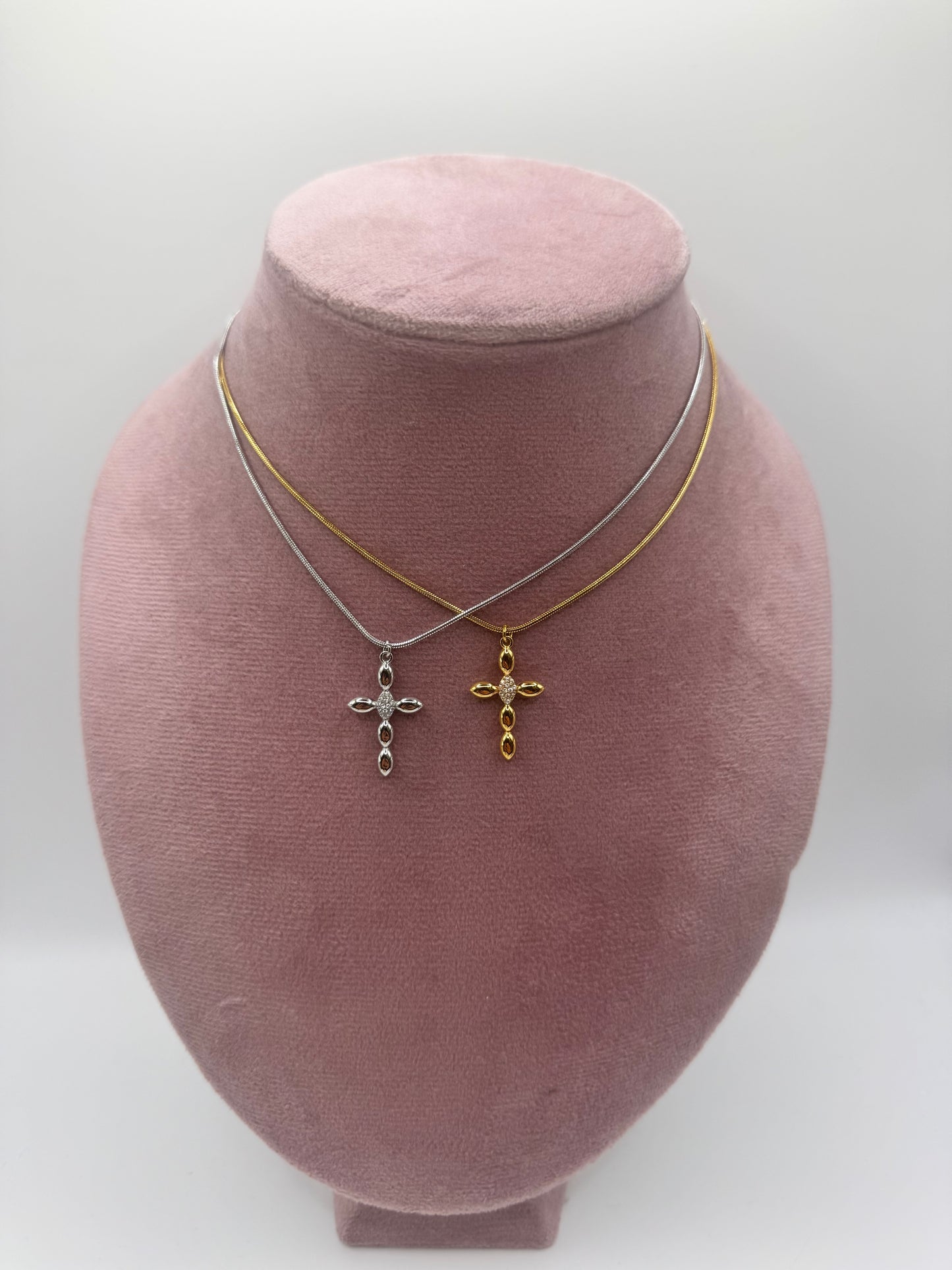 Collana croce Matte