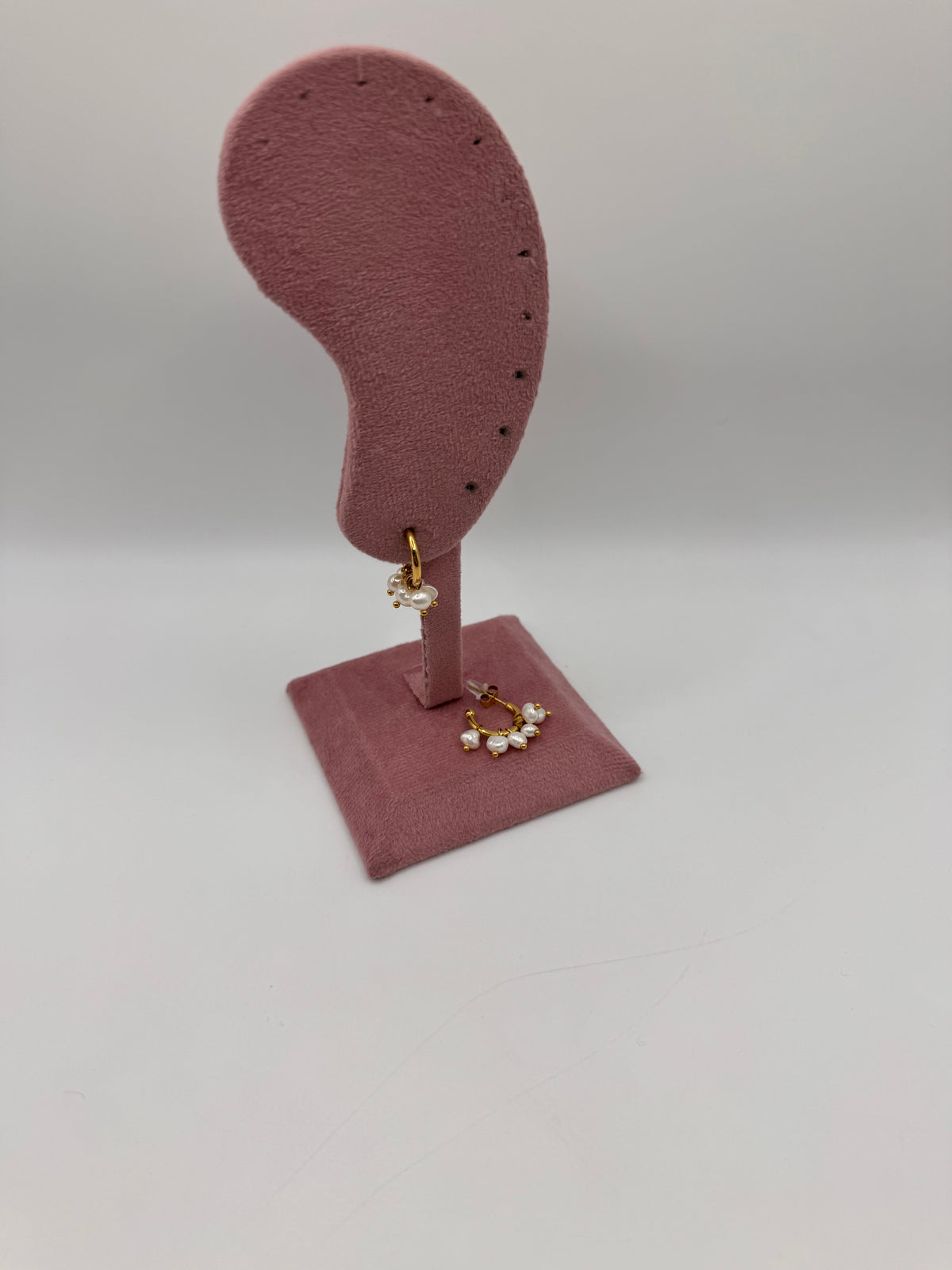 Mini cerchietti grappolo di perline