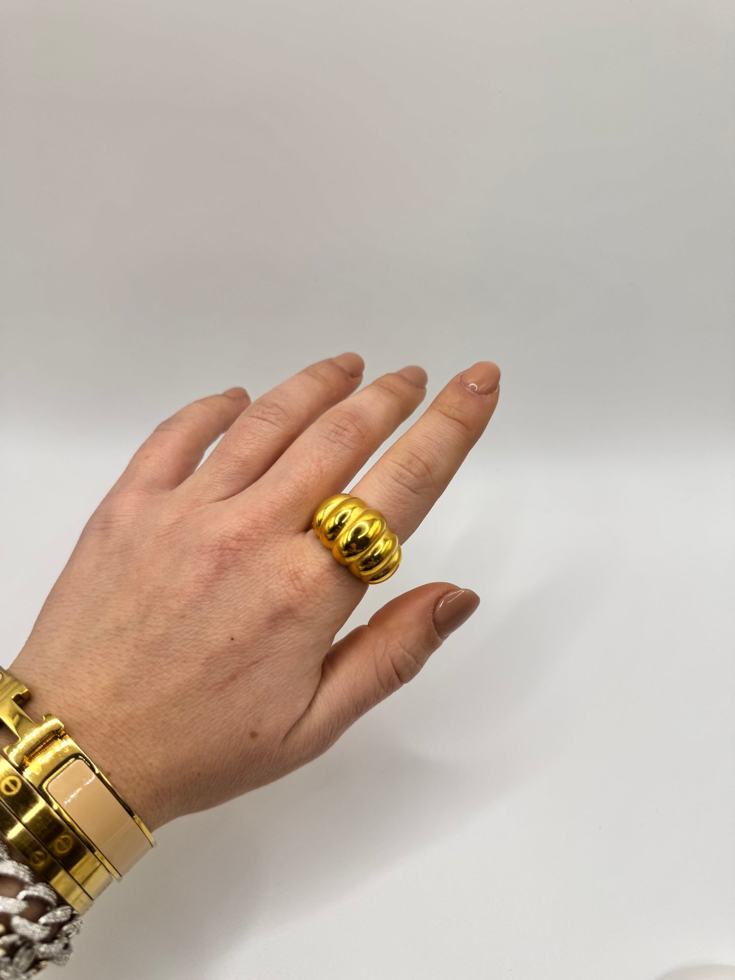 Anello croissant maxi