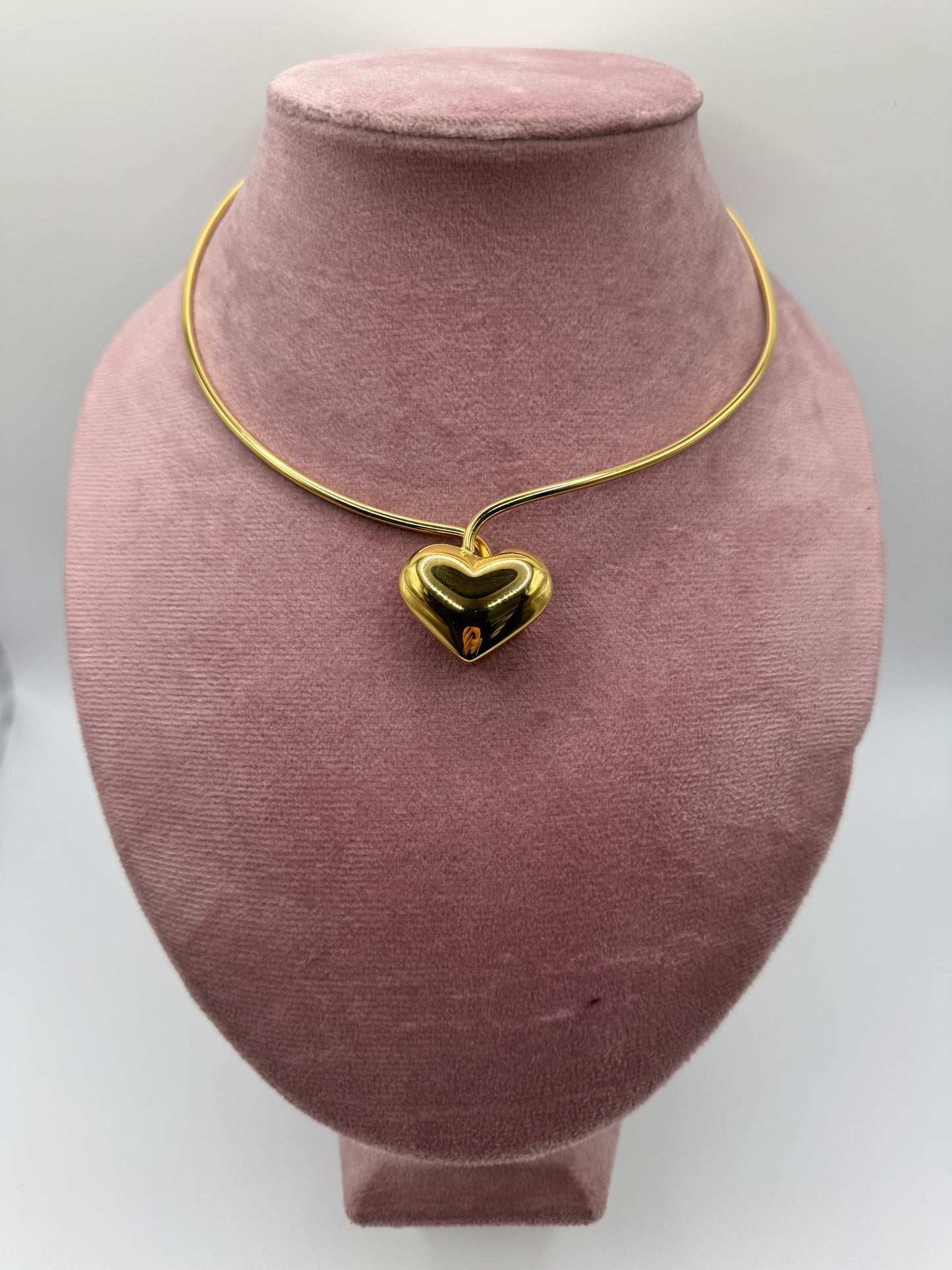 Collier rigido heart bomb