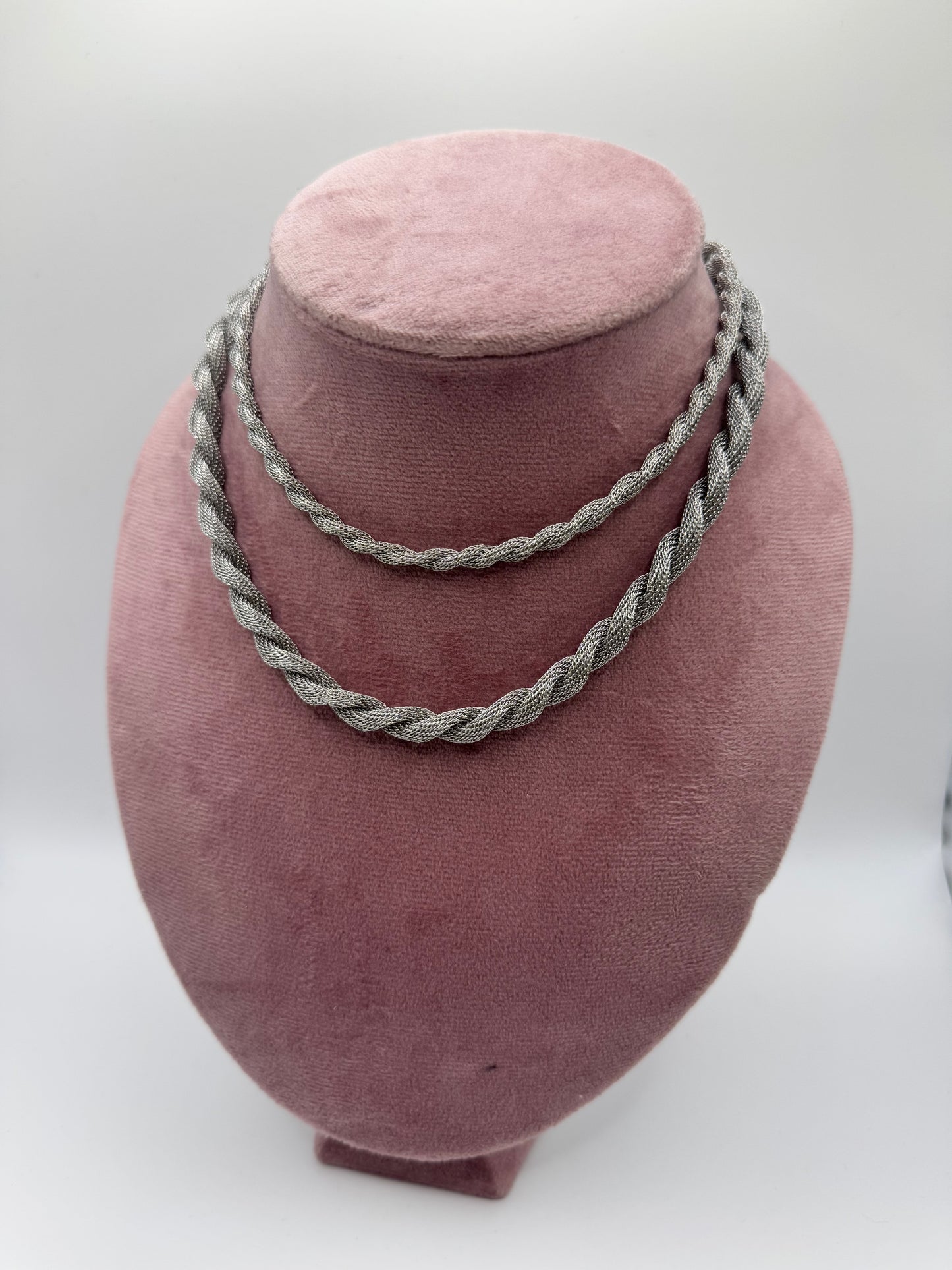 Collana torchon satin