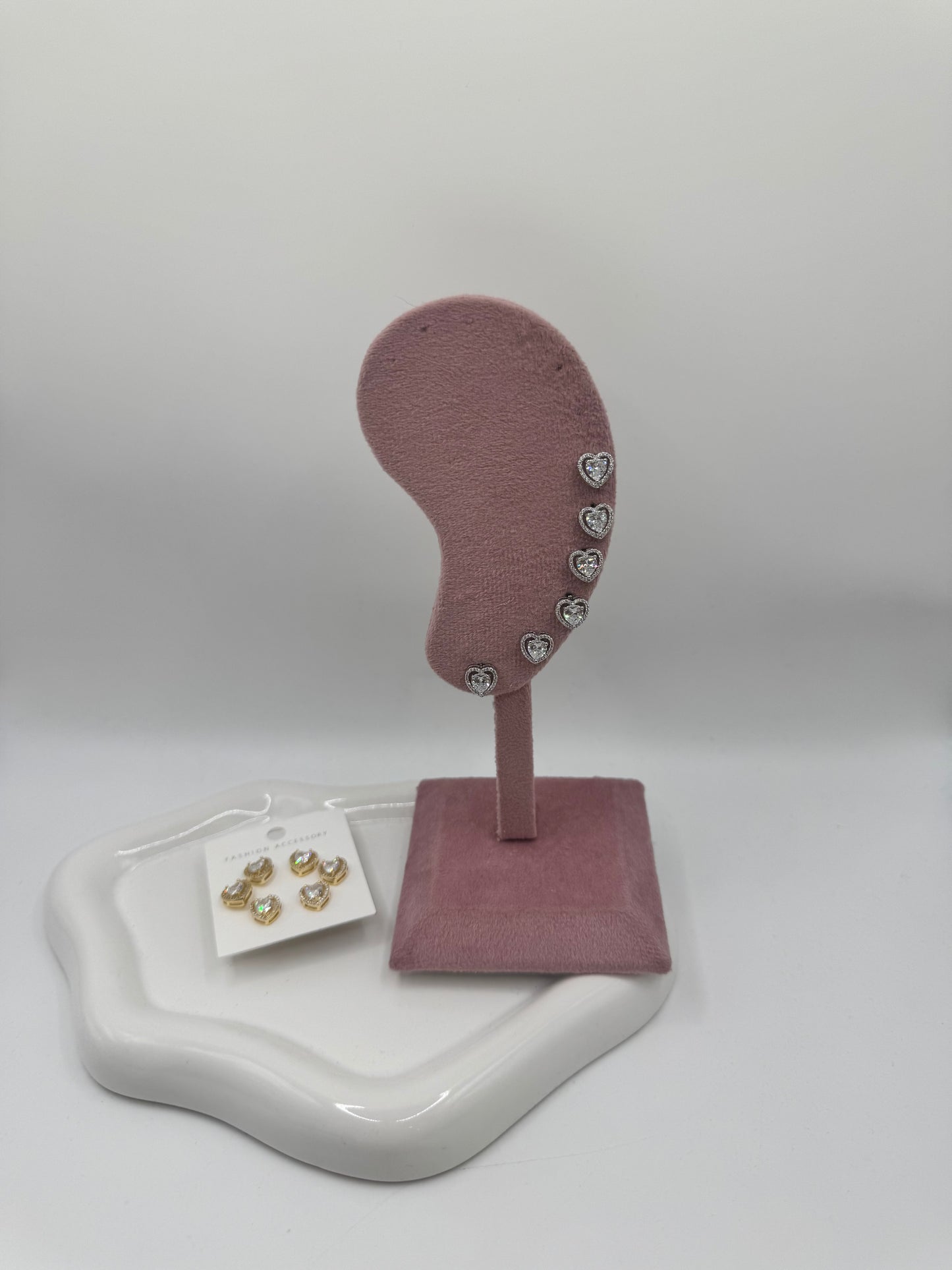 Set heart diamond