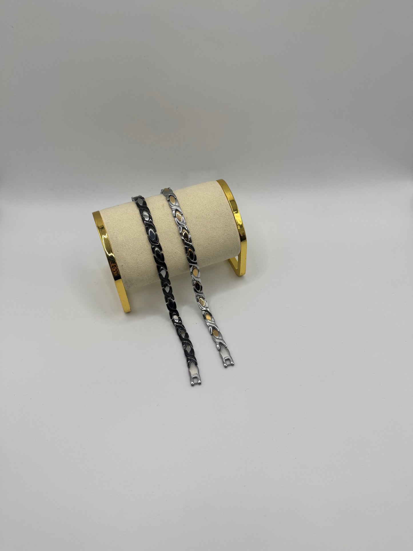 Bracciale catena incrocio