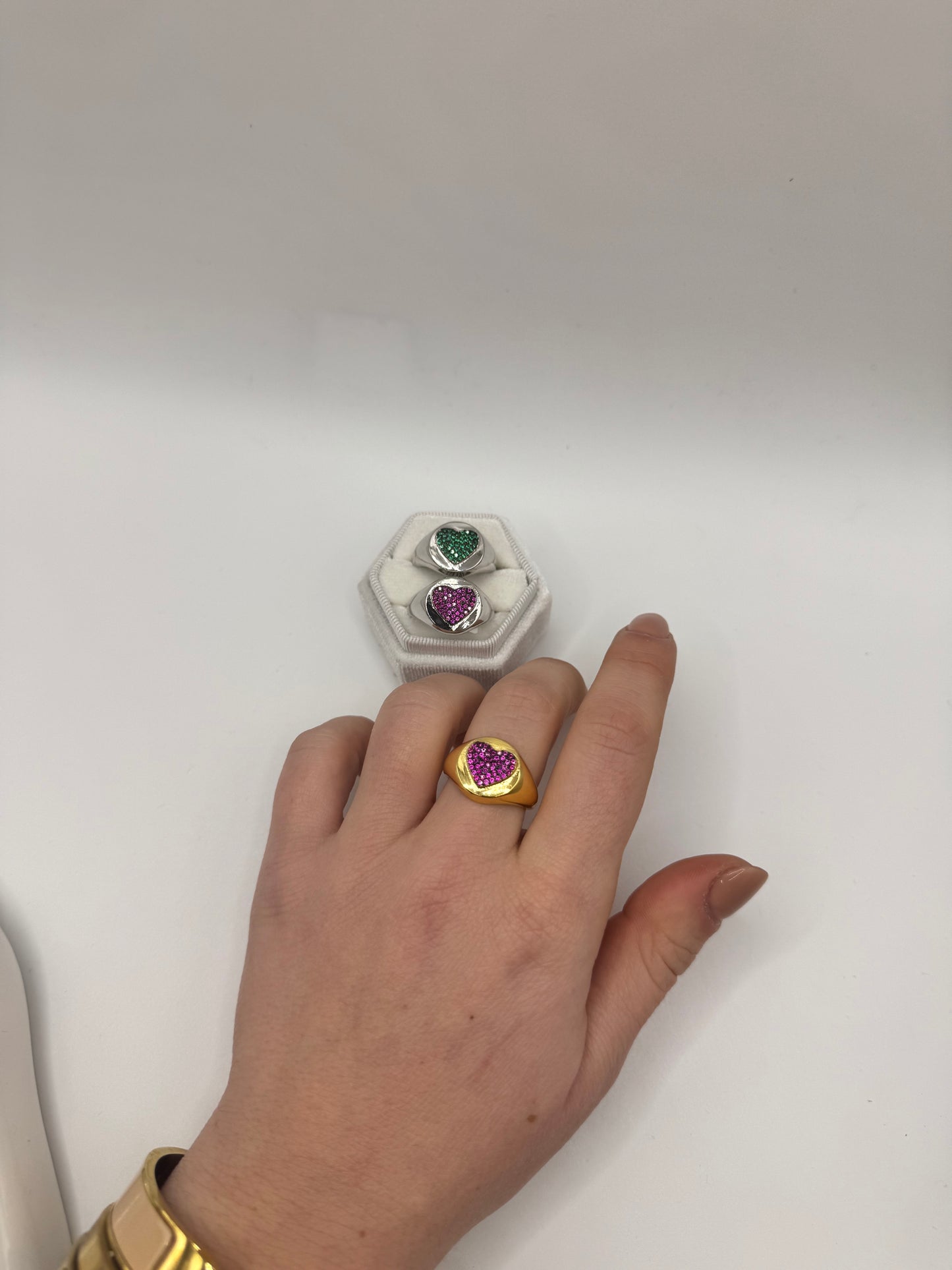 Anello color heart