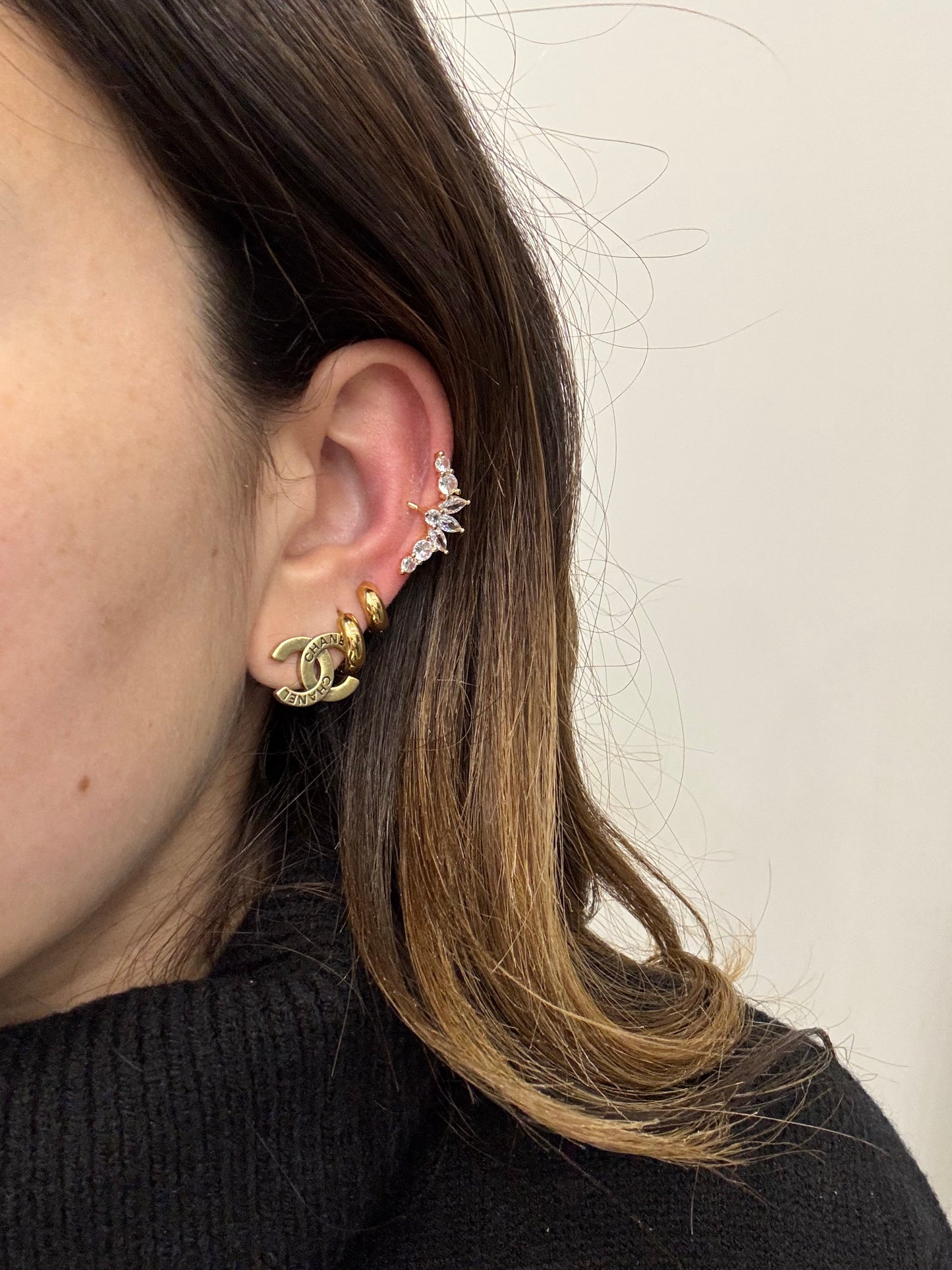 Earcuff diamond arco