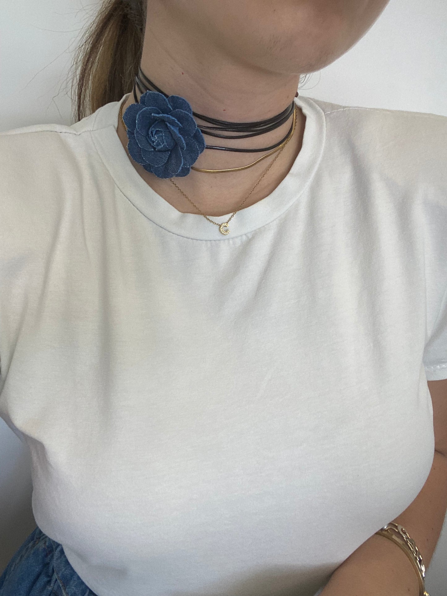 Rosa mini in Denim
