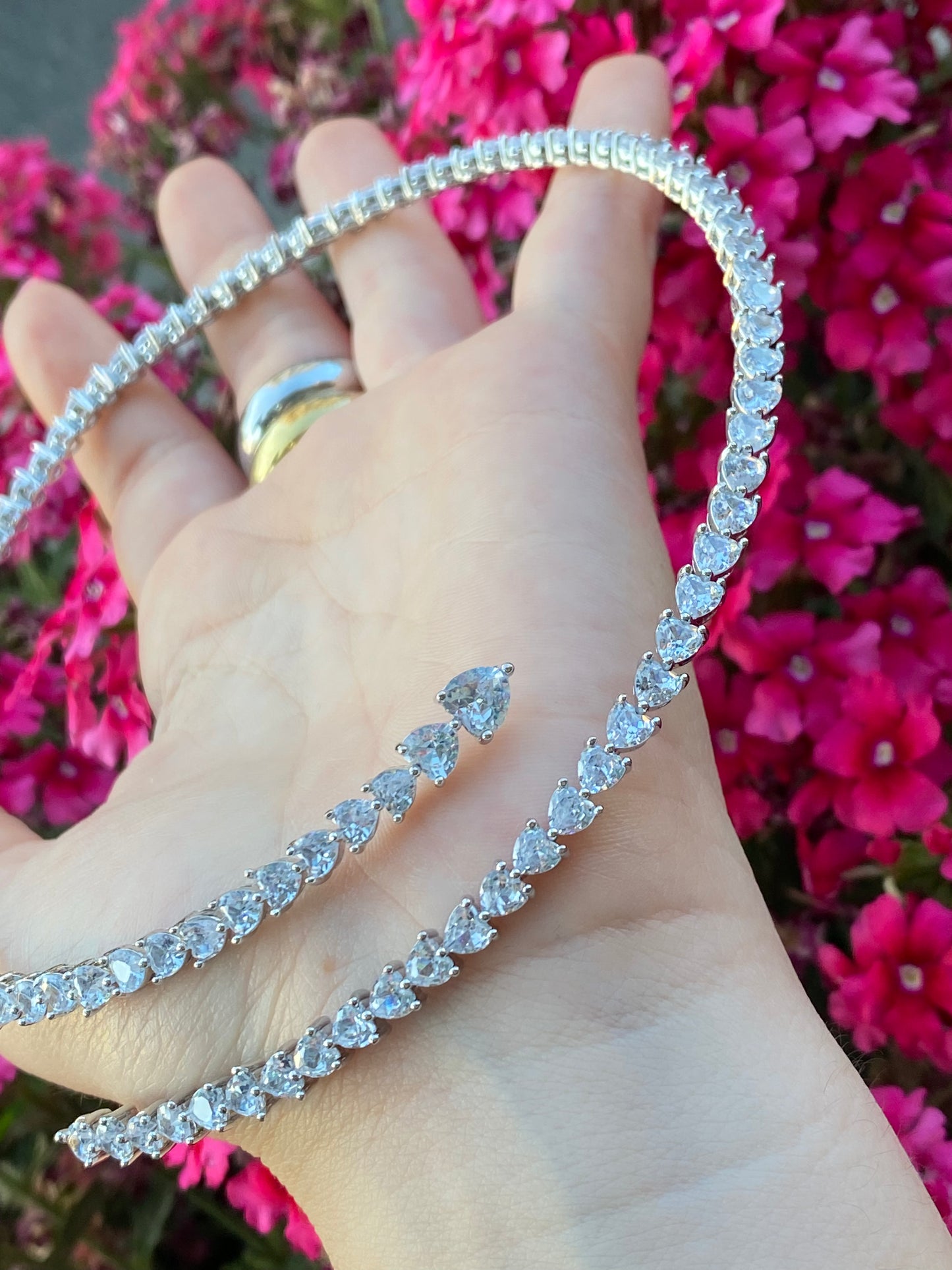 Collier rigido multi heart