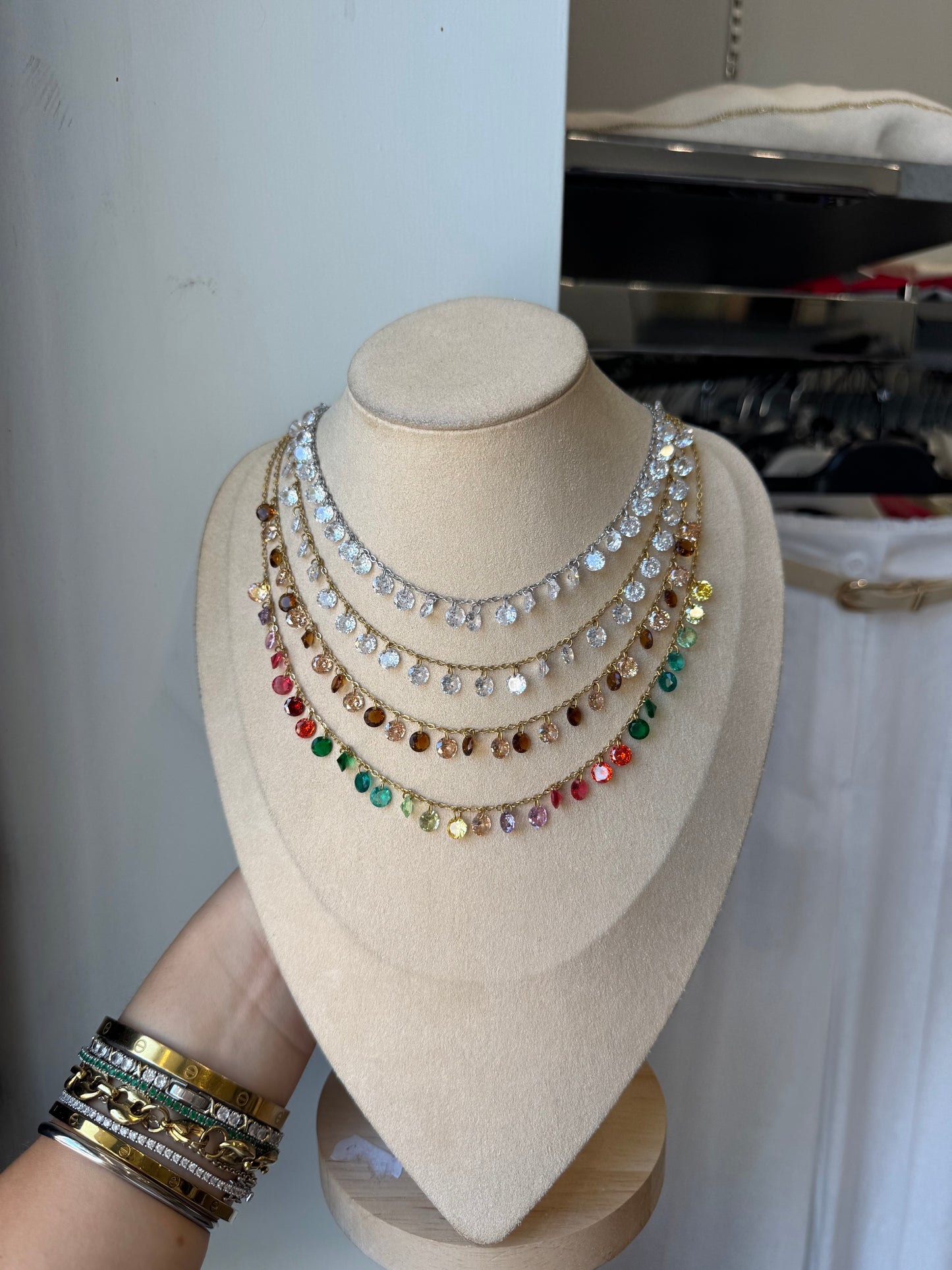 Collana cristalli