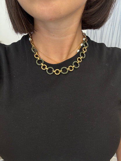 Collana anelli color