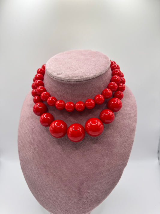 Collier perle color
