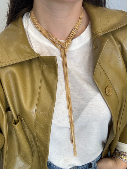 Collana multiuso frange