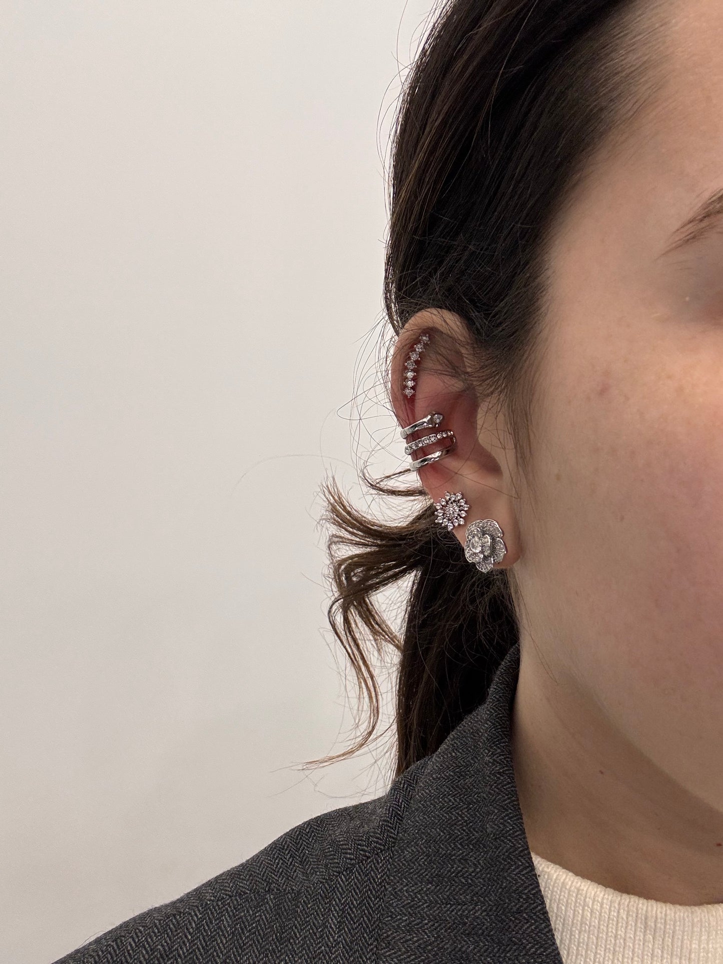 Earcuff vortice serpentino