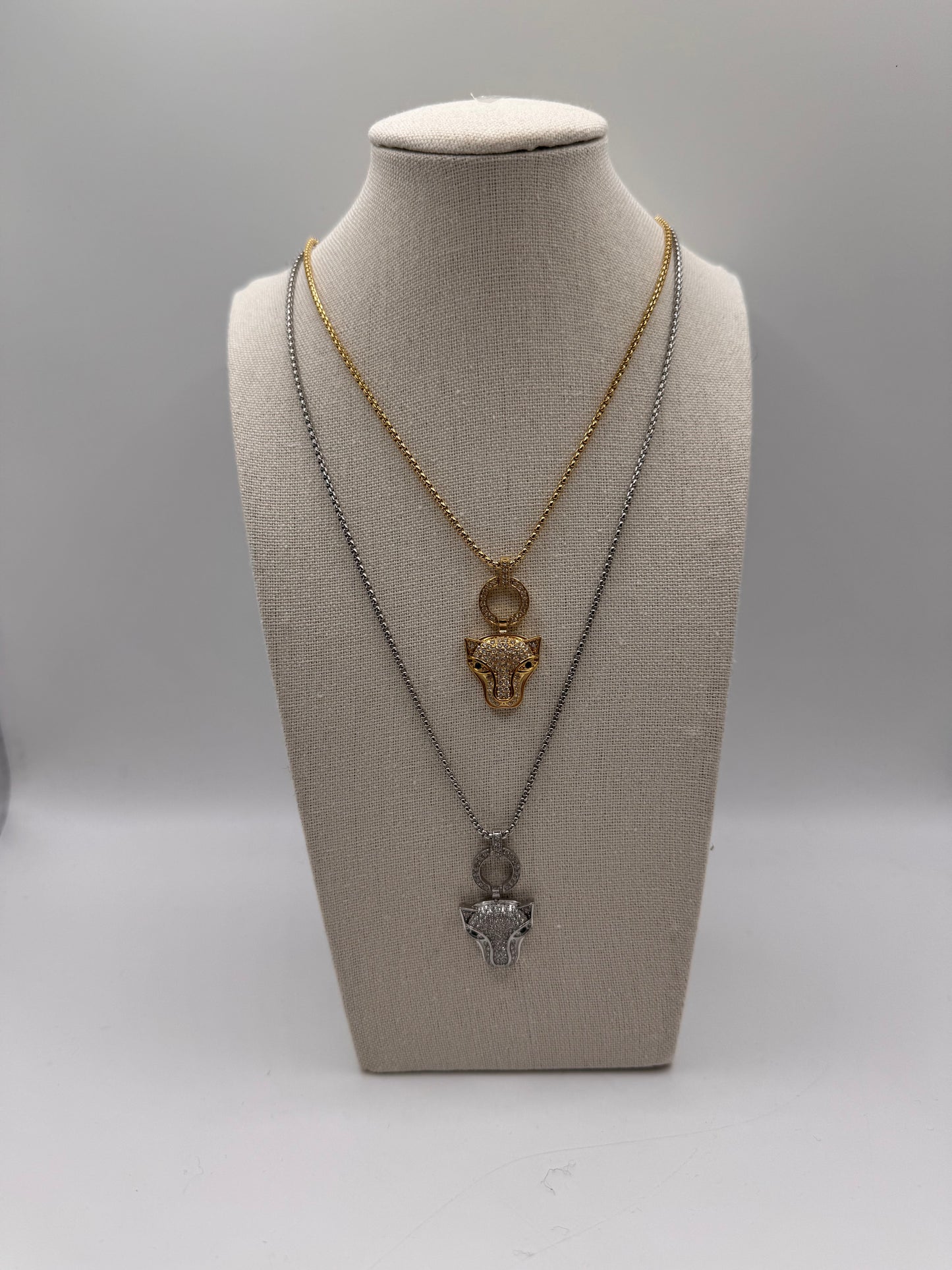 Collana pantera  long