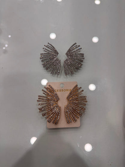 Orecchini maxi ventaglio