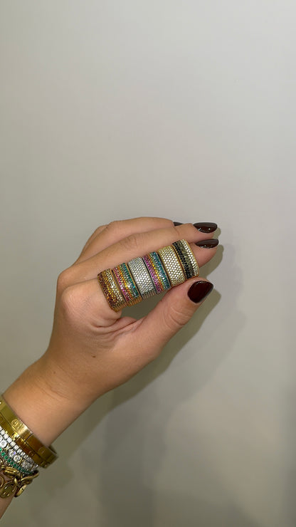 Anello fascia arcobaleno