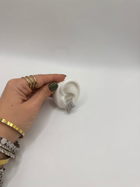 Orecchini abbraccia lobo