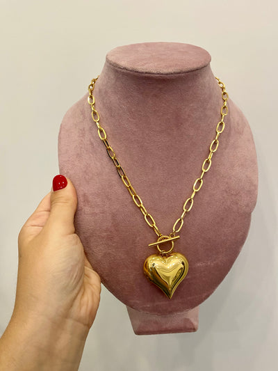 Heart bomb- T Necklace