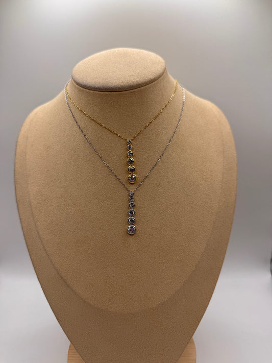 Collana punti luce crystal