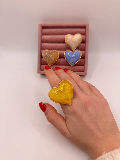 Anello big cuore