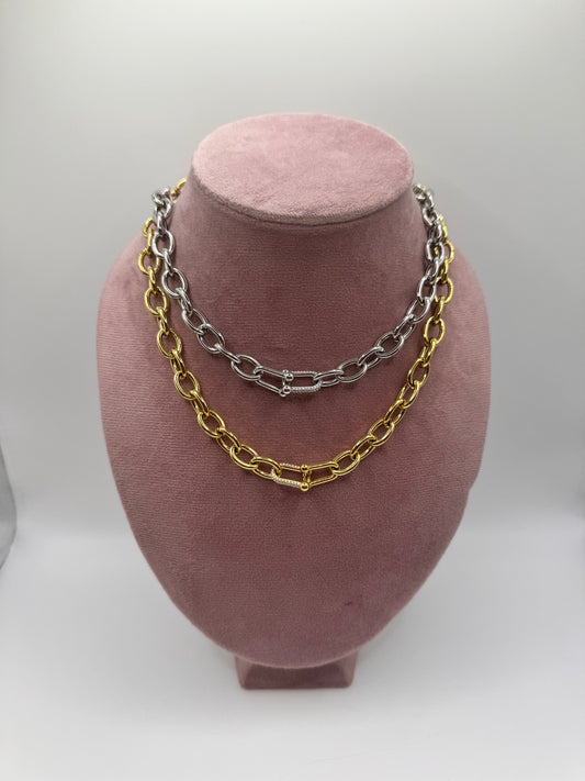 Collana maglia abbraccio