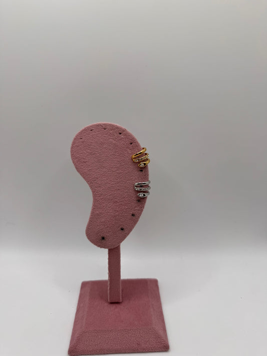 Earcuff vortice serpentino