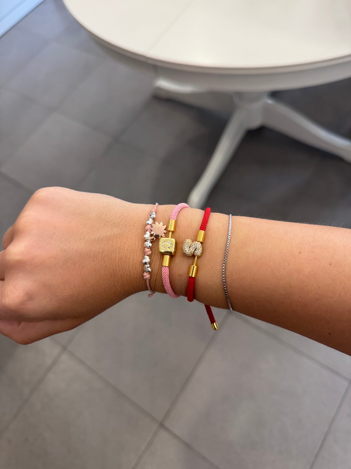 Bracciale laccio svitabile personalizzabile