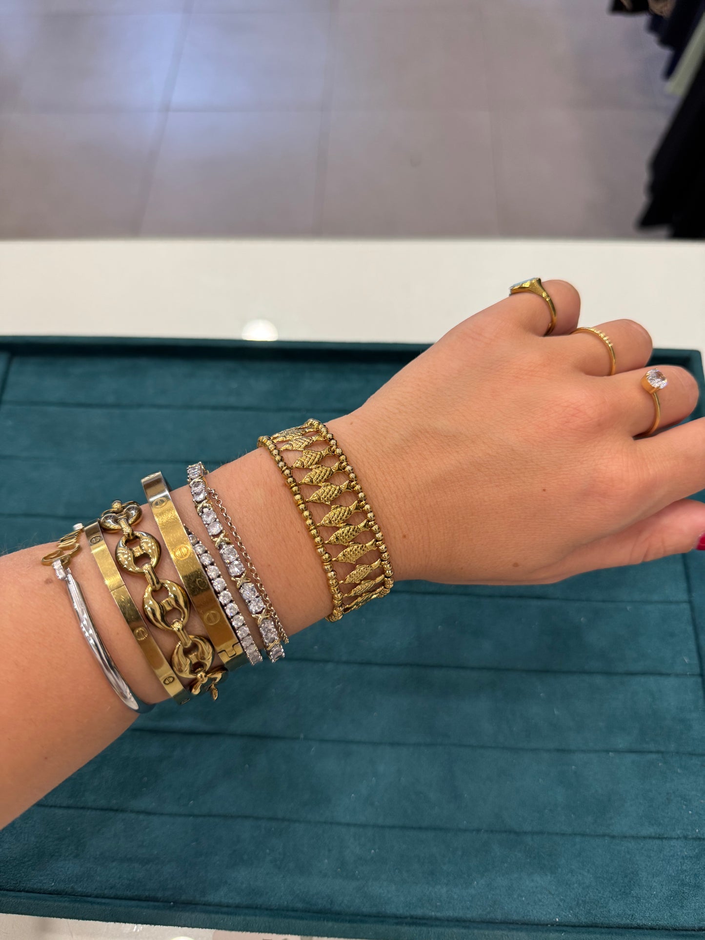 Bracciale fascia pesciolini