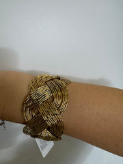 Bracciale rigido treccia