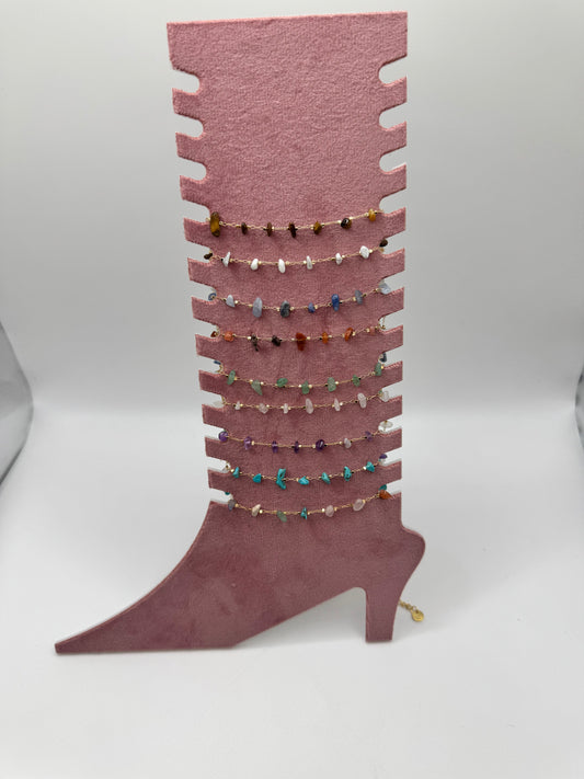 Cavigliere pietre sottile