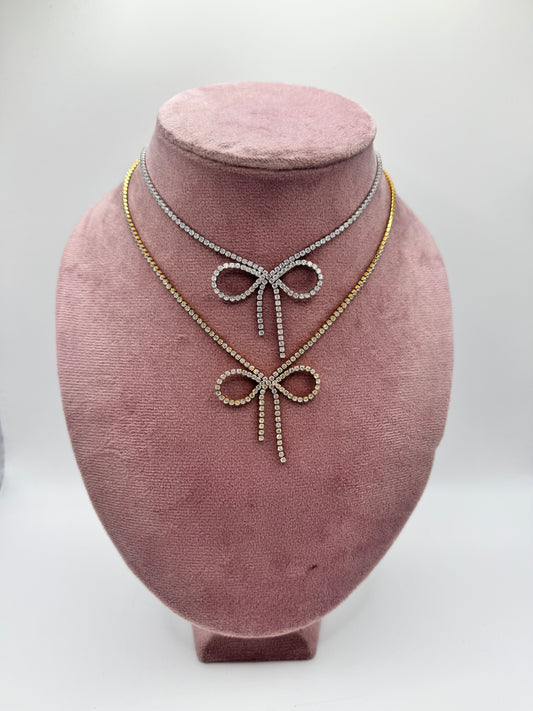 Collana fiocco tennis