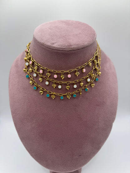 Chocker mille cuori color