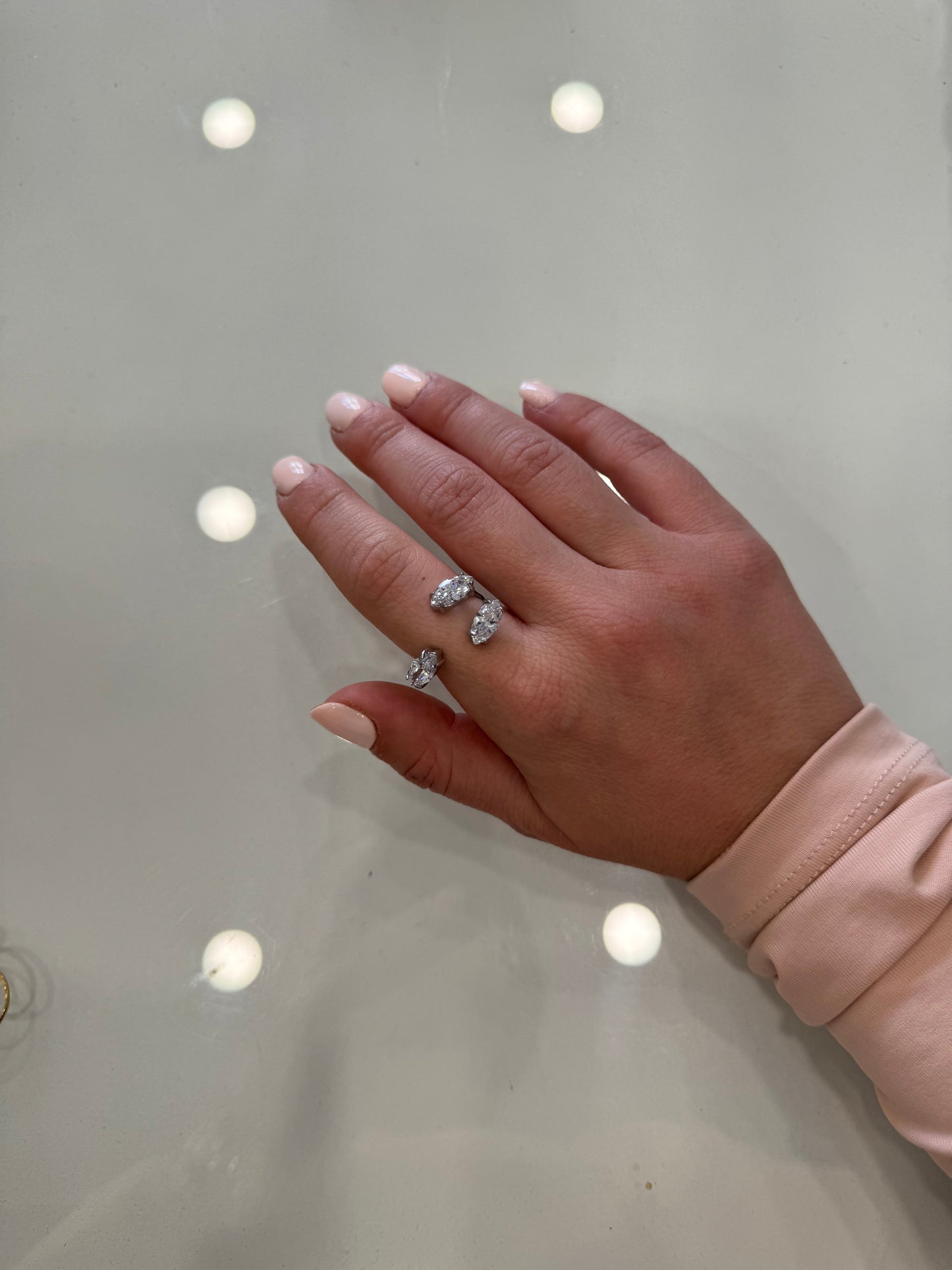Anello tris punti luce Chicco