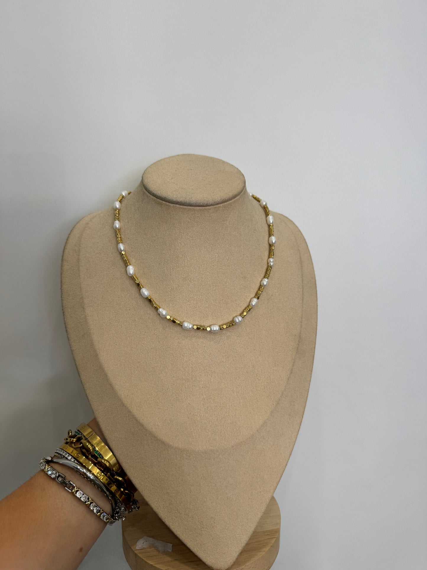 Collana perle gold