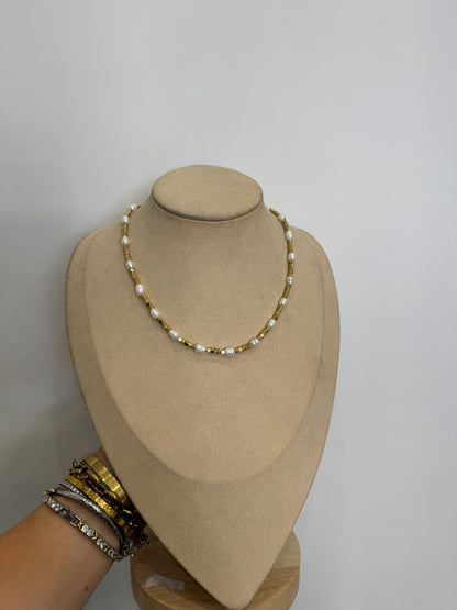 Collana perle gold