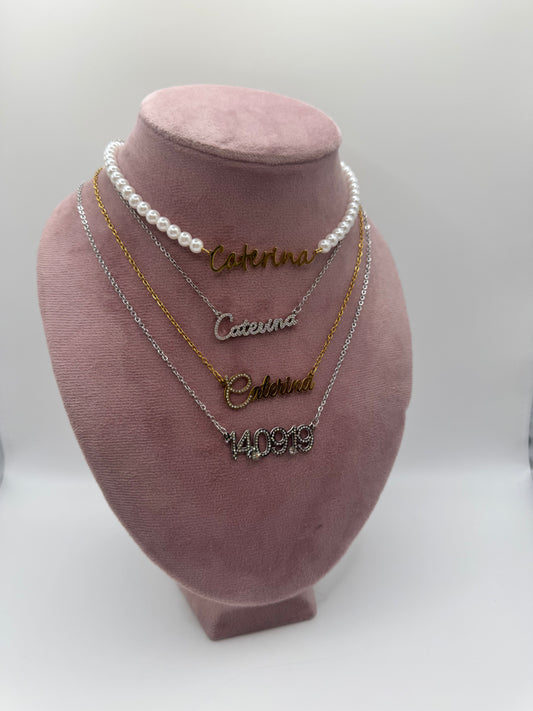 Collana nome personalizzata