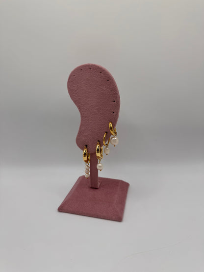 Cerchietti con perle pendenti