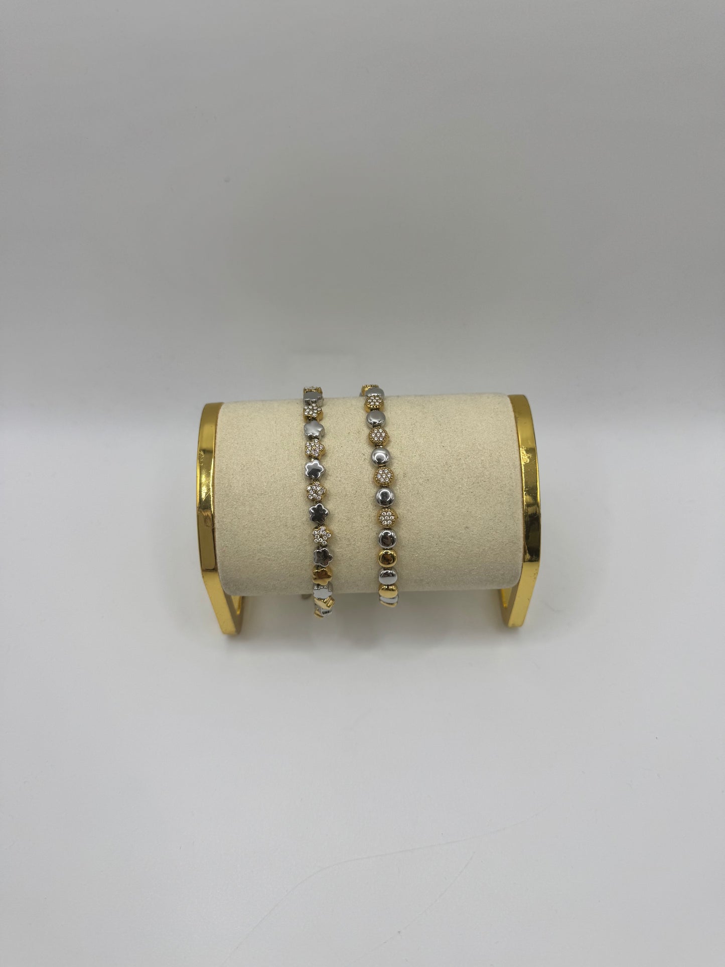 Bracciale sassolino bicolor