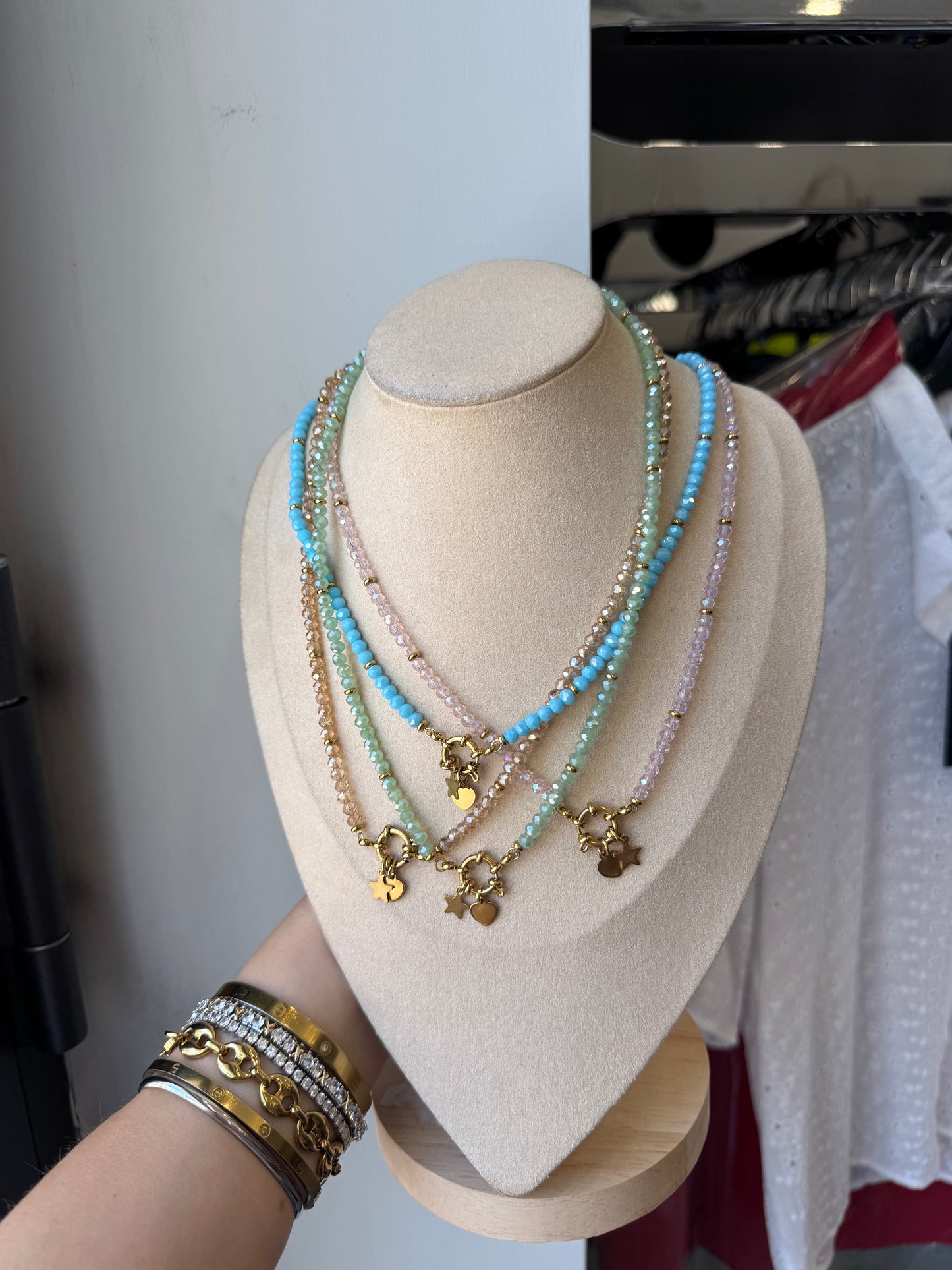 Collana pepite long