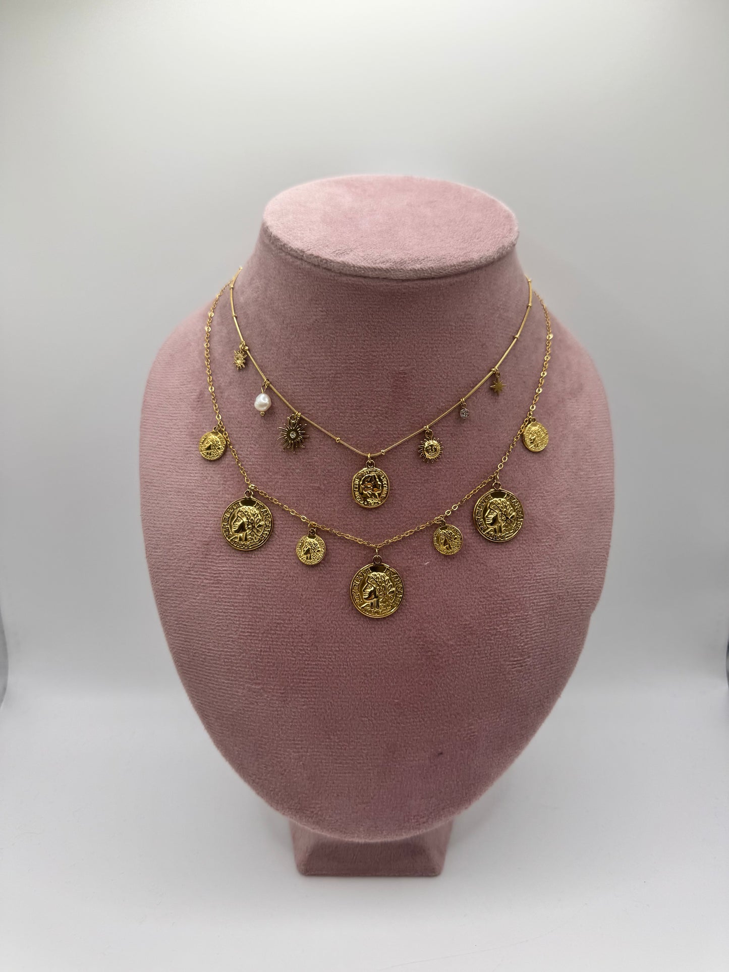 Collana moneta delicata