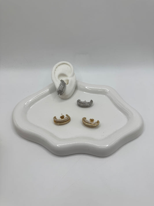 Orecchini abbraccio shiny